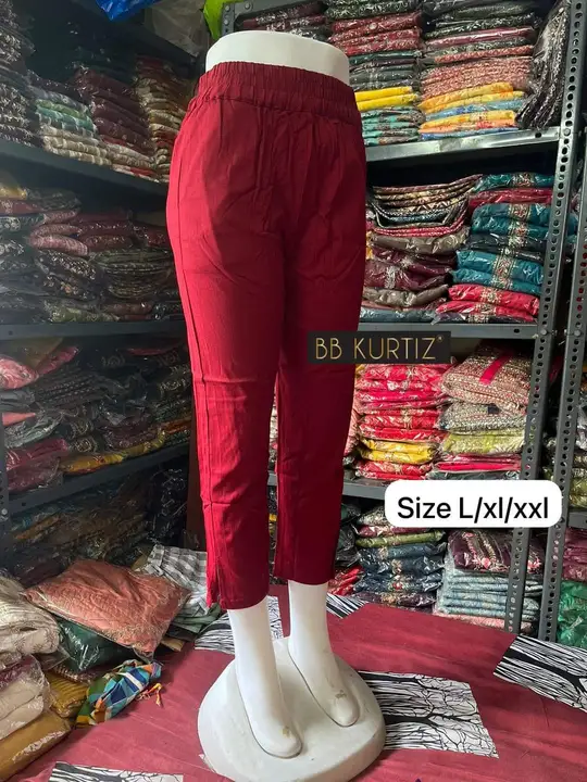 Cotton pencil pant  ancle length  uploaded by S. S. Selection on 8/3/2023