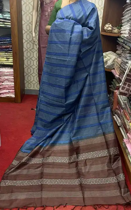 Baswara Stripes Design Saree uploaded by S Kumar Creations on 8/3/2023