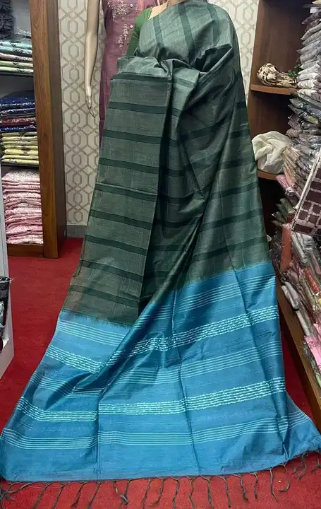 Baswara Stripes Design Saree uploaded by S Kumar Creations on 8/3/2023
