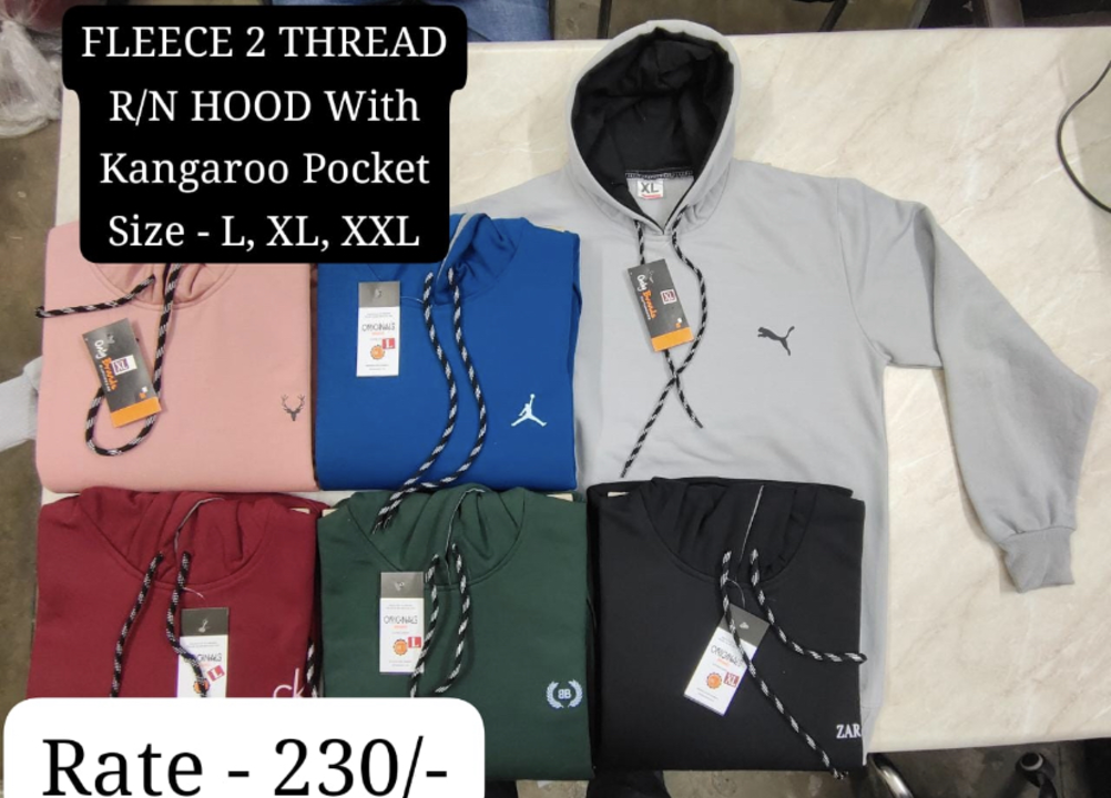 Fleece hoodies  uploaded by Ambey international on 8/3/2023