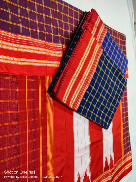 Ilkal Gaytri border saree uploaded by Advik sarees textiles on 8/3/2023
