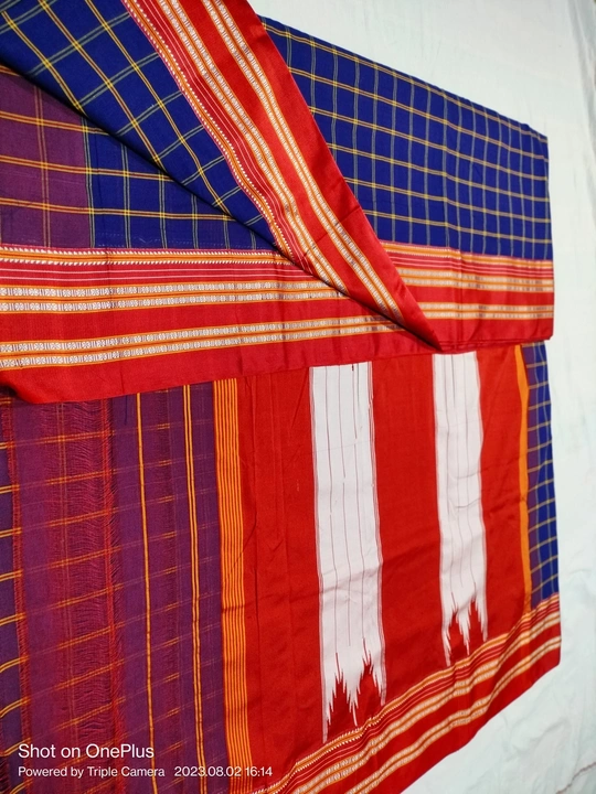Ilkal Gaytri border saree uploaded by Advik sarees textiles on 8/3/2023