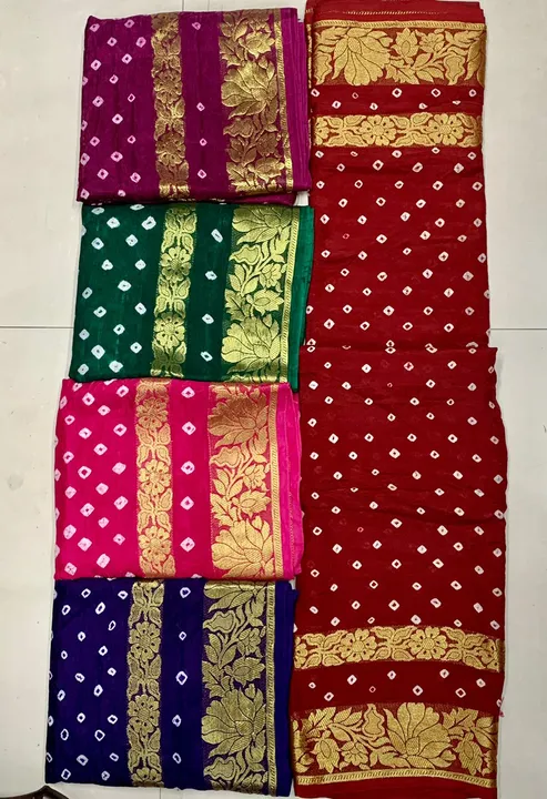 Silk bandhani uploaded by business on 8/3/2023