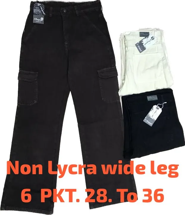 Non Lycra wide leg 6Pkt  uploaded by Saahil fashion on 8/3/2023