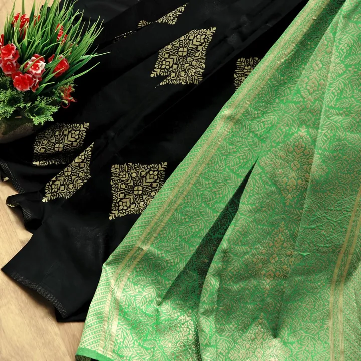 Soft lichi silk saree  uploaded by RV FASHION on 8/3/2023