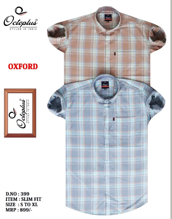 Casual checked shirts for men  uploaded by HANJARI TEXTILE on 8/3/2023