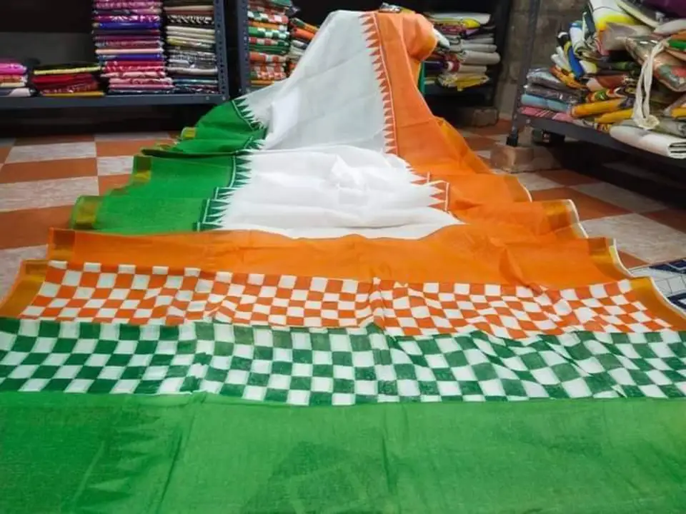 Independence Day special saree  uploaded by Matri Saree Center on 8/3/2023