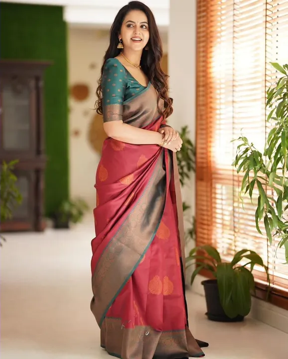 Pure kanjivaram silk saree  uploaded by business on 8/3/2023