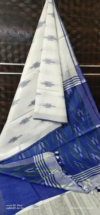 Pure cotton ikkat sarees  uploaded by A1 CREATIONS  on 8/3/2023
