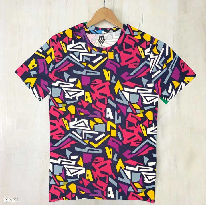Catalog Name: *Men Polyester Allover Printed Lycra Partywear Tshirt*

Men polyester allover printed  uploaded by Sk manufacturing on 8/3/2023