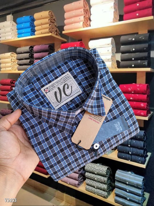 Men's casual checked shirt  uploaded by Sk manufacturing on 8/3/2023