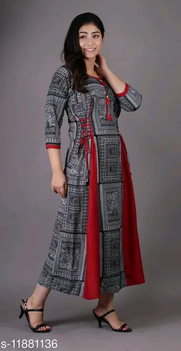 Women Printed Stylish Gown  uploaded by Laila fashion on 8/3/2023