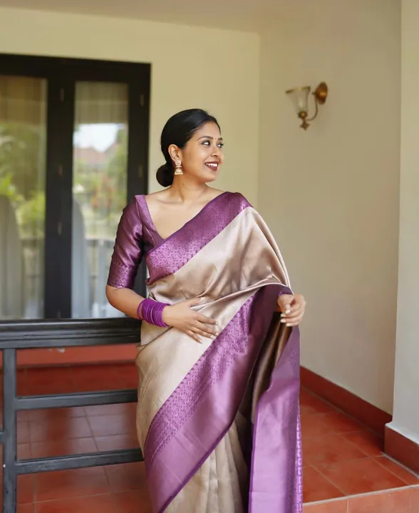 Rich pallu With Allover zari Weaving design saree  uploaded by DHANANJAY CREATION  on 8/3/2023
