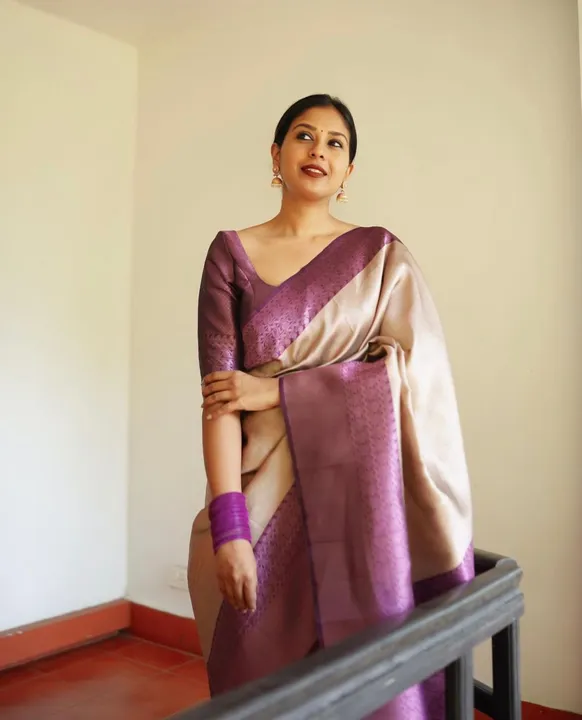 Rich pallu with allover pink zari weaving design saree  uploaded by DHANANJAY CREATIONS on 8/3/2023