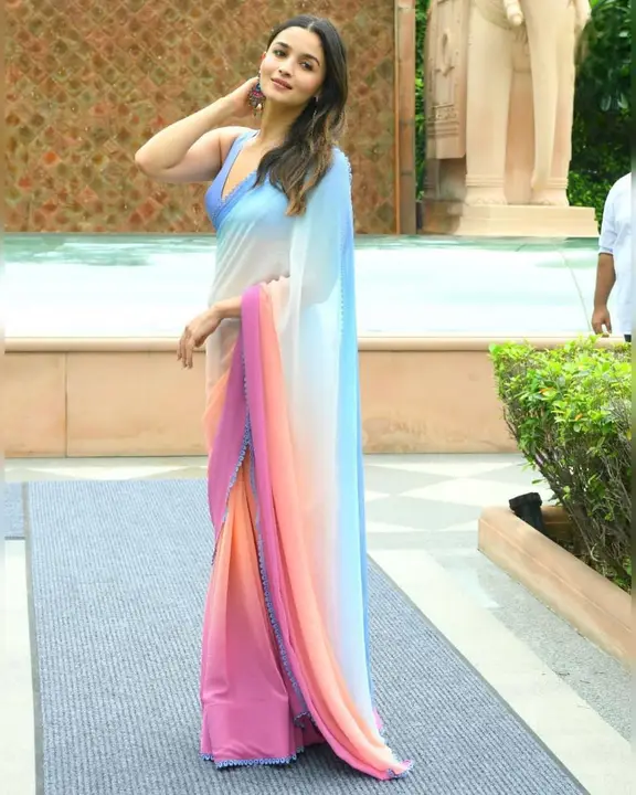 Aaliya saree Georgette  uploaded by business on 8/3/2023