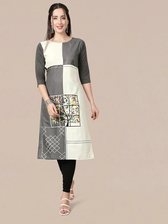 Crape kurti uploaded by Colors of Earth on 8/3/2023