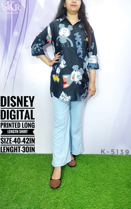 Digital Print Shirt uploaded by krishna radha collection on 8/3/2023