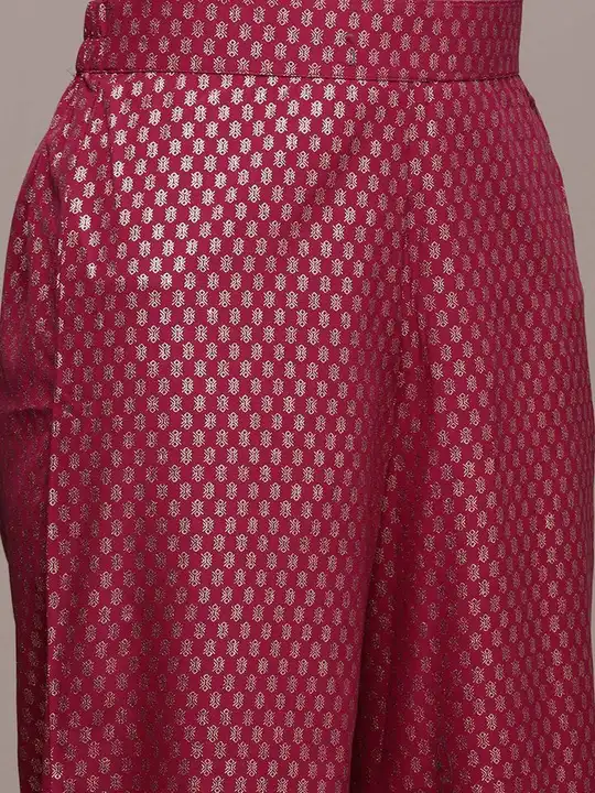 Ziyaa Women's Dark Pink Printed Kurta Palazzo Set uploaded by PRUTHVI ENTERPRISES on 8/3/2023