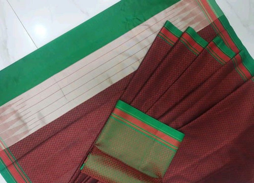Post image Khan Saree

Saree Fabric: Khan
Blouse: Separate Blouse Piece
Blouse Fabric: Khan
Pattern: Self-Design
Blouse Pattern: Jacquard

Sizes: 
Free Size (Saree Length Size: 5.5 m, Blouse Length Size: 0.8 m) 

Easy returns available

COD available

Price 950/-only