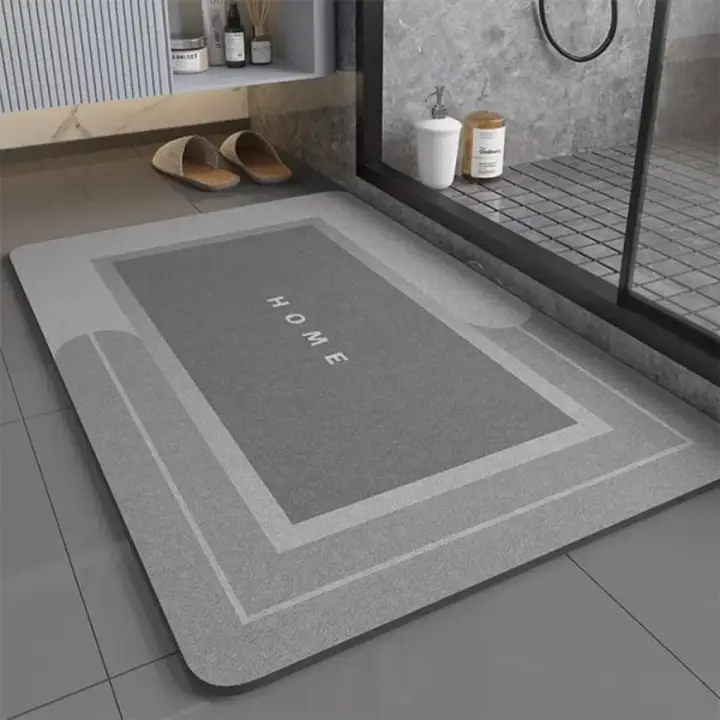 Post image Introducing our Super Absorbent Water Bathroom Door Mat (40x60 cm, Square) - the perfect addition to your bathroom for keeping your floors dry and clean. This mat features a super absorbent design that quickly soaks up moisture, preventing slips and puddles. Say goodbye to wet floors and hello to the convenience of our Super Absorbent Water Bathroom Door Mat. Elevate your bathroom's functionality and ensure a safer and drier environment with this essential home accessory!