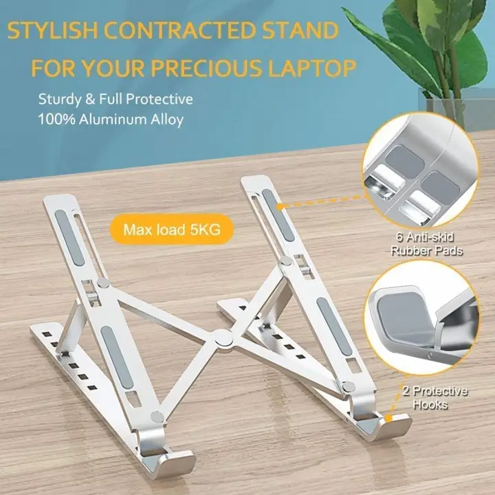 PD-75: Aluminium Folding Laptop Stand uploaded by business on 8/3/2023
