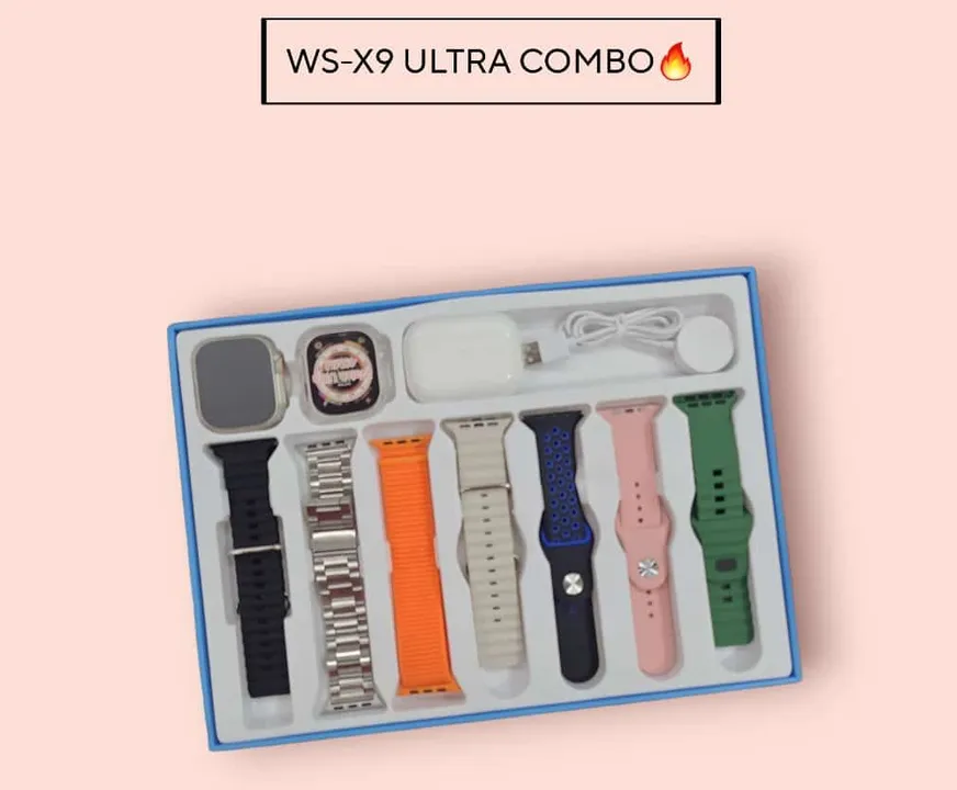 XP ultra smart watch ( 9 in 1 combo pack  uploaded by B.S. ENTERPRISE ( BABUSINGH RAJPUROHIT) on 8/3/2023