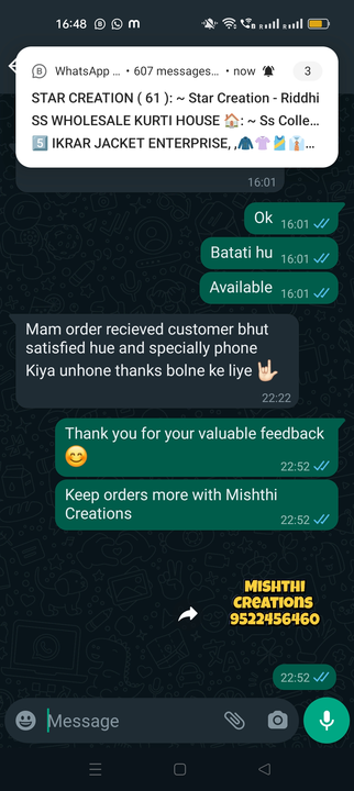 Happy customer  uploaded by Mishthi Creations on 8/3/2023