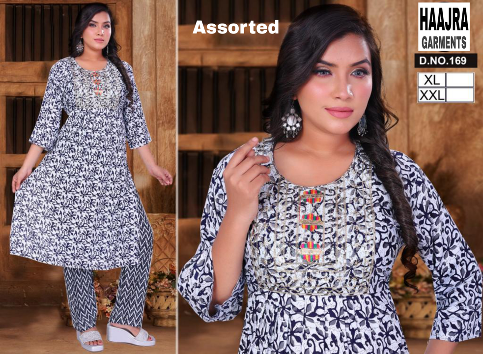 Post image Hey! Checkout my new product called
Embroidery Kurti With Pant Contact: 8080771121.