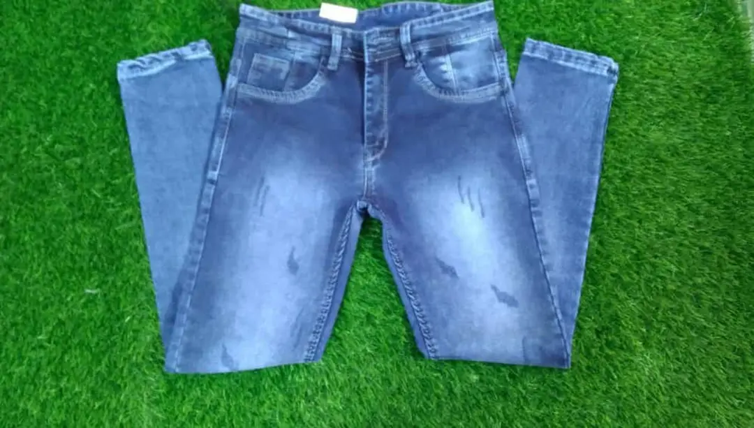 Blue ripped jeans uploaded by RDX JEANS AND COTTONS on 8/3/2023