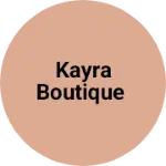 Business logo of Kayra boutique