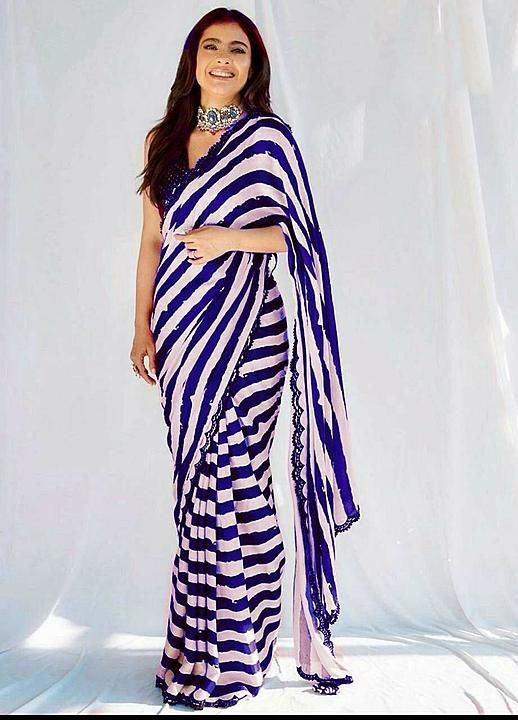 
*SUPEREB SAREE COLLETION *

*FABRIC:SATIN SILK GEORGETTE WITH  uploaded by business on 7/16/2020