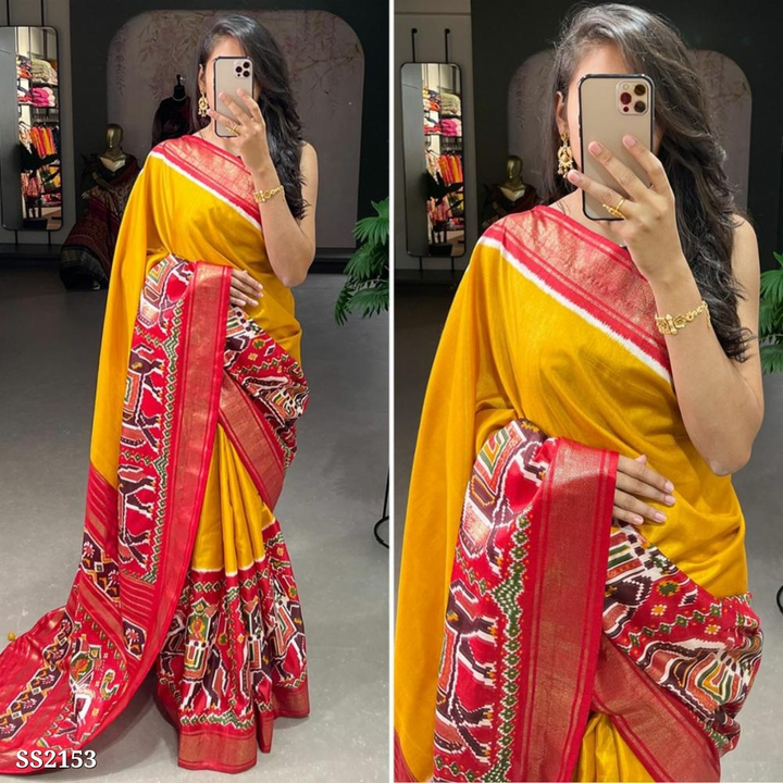 Dola silk saree uploaded by Khatu shyam taxtile on 8/3/2023