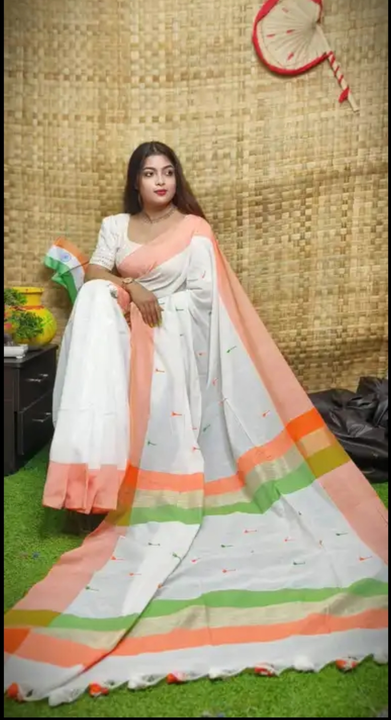 Jenda saree - Independence day saree  uploaded by Ashwini sarees on 8/4/2023