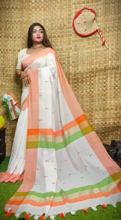 Jenda saree - Independence day saree  uploaded by Ashwini sarees on 8/4/2023