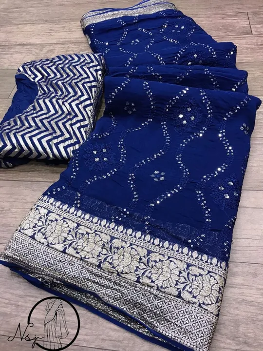 Presents orgenza silk Saree*
   
👉keep shopping with us 


restock avl😍
🥰🥰Original product🥰🥰

 uploaded by Gotapatti manufacturer on 8/4/2023