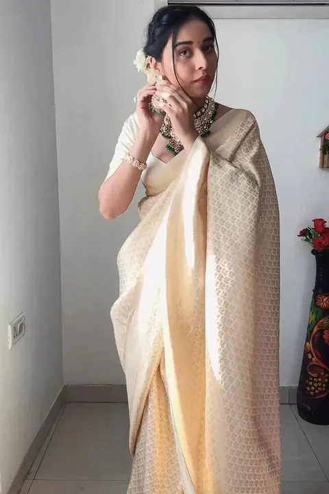 Ready to wear saree uploaded by Ashapura Saree  on 8/4/2023