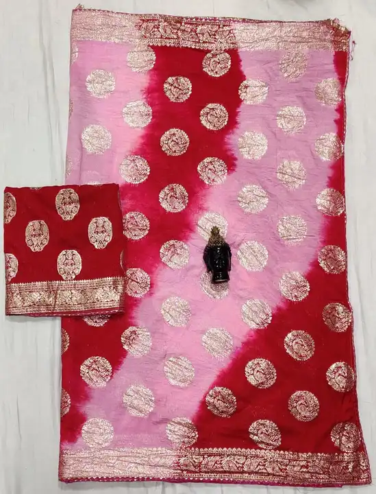 Today sale price 🙏🏻
💖💖new Launching💖💖

Fabric-Good Quality Bnarsi dola saree 

jaipuri Fancy t uploaded by Gotapatti manufacturer on 8/4/2023