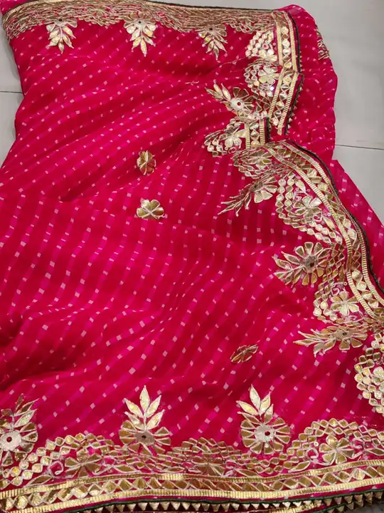 Sale sale sale 
😍🥰😍 *Swan Special lahriya modhtra CYC Pyour*😍🥰😍

😍🥰😍 *ALL R ORIGINAL CLICK* uploaded by Gotapatti manufacturer on 8/4/2023
