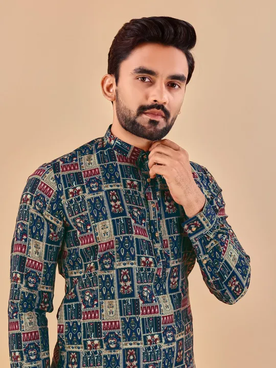 KURTA+PAIJAMA:-PREMIUM SOFT COTTON FOIL PRINT* uploaded by NIVA CREATION on 8/4/2023