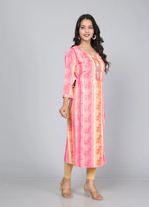 Beautifull modal fabric single kurtis uploaded by business on 8/4/2023