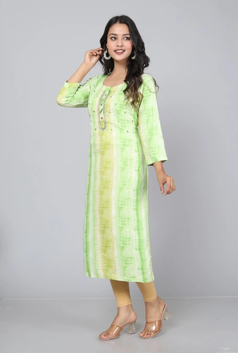 Beautifull modal fabric single kurtis uploaded by business on 8/4/2023