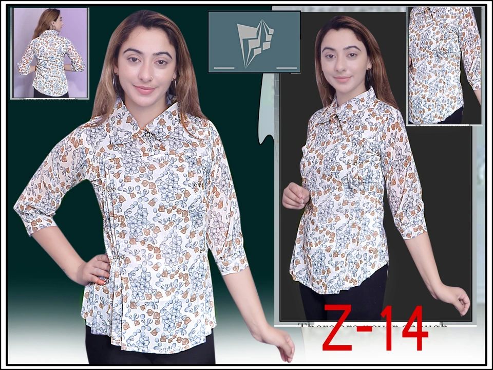 GEORGETTE PRINTED TOP uploaded by VIDHYA SALES AND TRADERS on 8/4/2023
