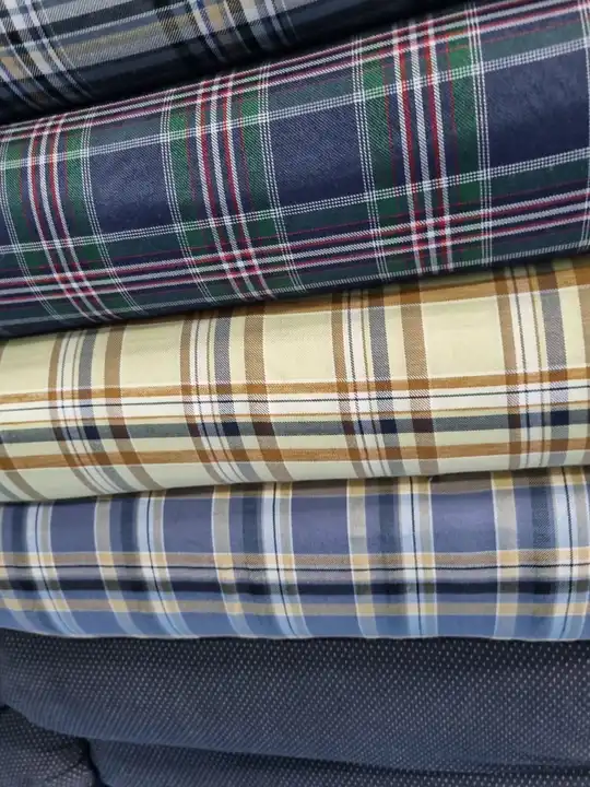 Check shirting fabric  uploaded by A&S Fashion on 8/4/2023