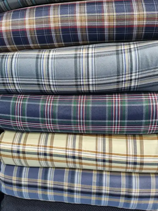 Check shirting fabric  uploaded by A&S Fashion on 8/4/2023