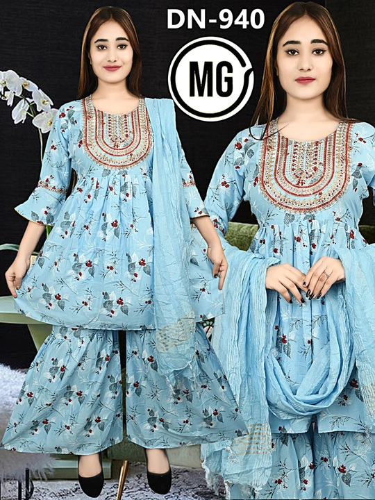 Short frock with dupatta  riyon febric  uploaded by business on 8/4/2023