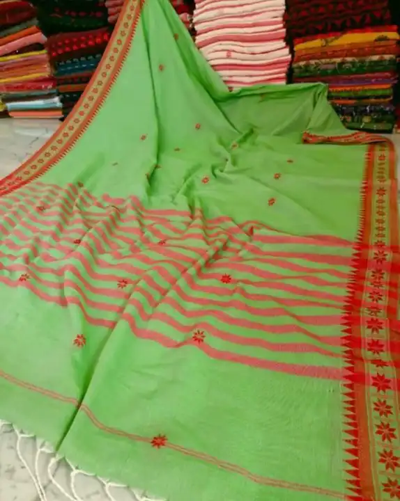 Star khadi cotton saree  uploaded by Sujata saree cantre on 8/4/2023