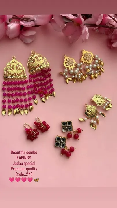 Beautiful combo
Jadau special
Premium quality

 uploaded by Jewelery outlet on 8/4/2023