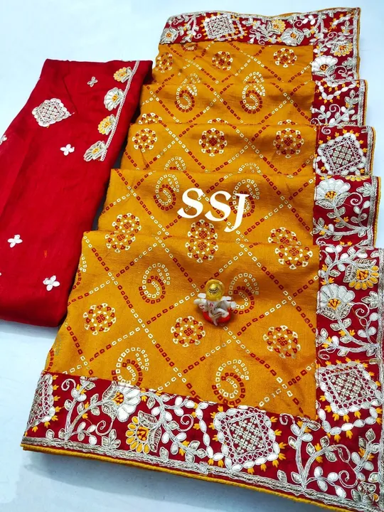 Hello Everyone See Today’s Latest Collection In Traditional Concept.  *New Fancy Dola Silk Fabric Nd uploaded by Marwadi Businessmen on 8/4/2023