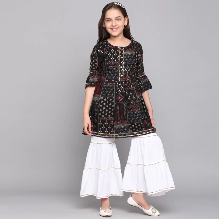 Kurta With Sharara Set uploaded by Colors of Earth on 8/4/2023