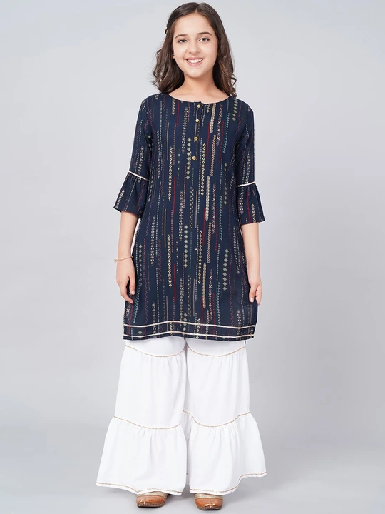 Kurta With Sharara Set uploaded by Colors of Earth on 8/4/2023